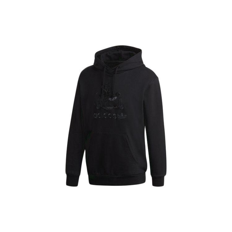 

Мужской пуловер с капюшоном Adidas Disney Goofy с вышивкой, черный GD6022 M