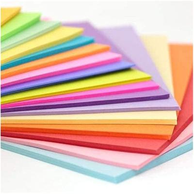 Eclet 40 Pcs Color A4 Medium Size Sheets (10 Sheets Each Color) Art and Craft Paper Double Sided Colored Set 292