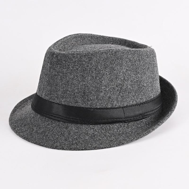 Autumn and Winter Models Are Available for Men and Women, British Retro Hats, Fashionable Gentleman Hats, Jazz Hats, Trendy Woolen Top Hats.