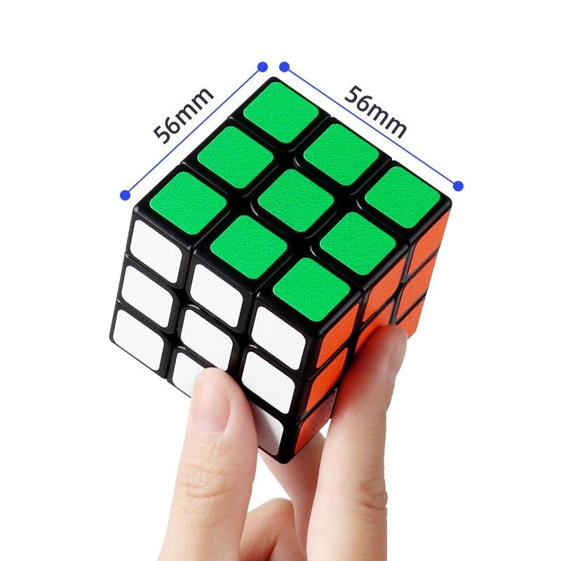 SENGSO Magic Cube 3x3 Mattierte Textur Aufkleber Magic Cube Lernspielzeug Kinder Puzzlespielzeug Für Wettbewerbs-Cubes Bestimmt