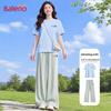 Baleno Women's Ice Silk Short Sleeve & Pants Set