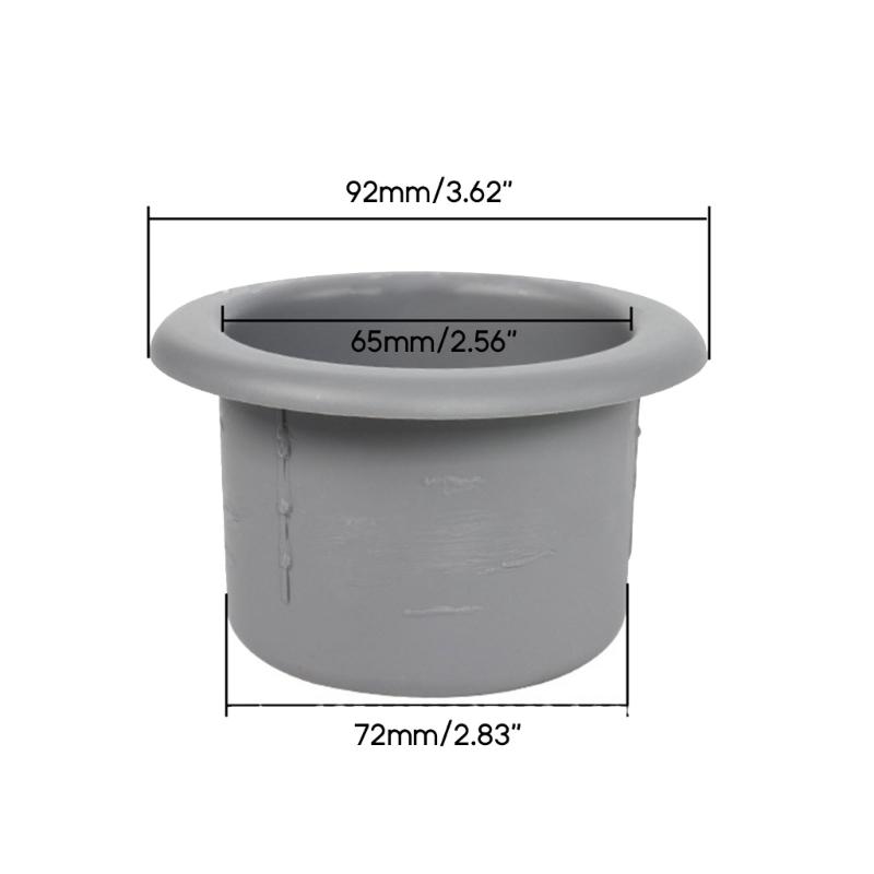 2 Pack Table Cup Holder Replacement Drop In Cup Holder for Boat Truck Car Sofa