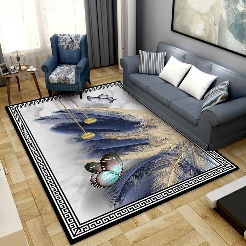 Living Room Carpet Wear-resistant and Dirt Resistant Sofa Coffee Table Household Silent Bedroom Bedside Carpet