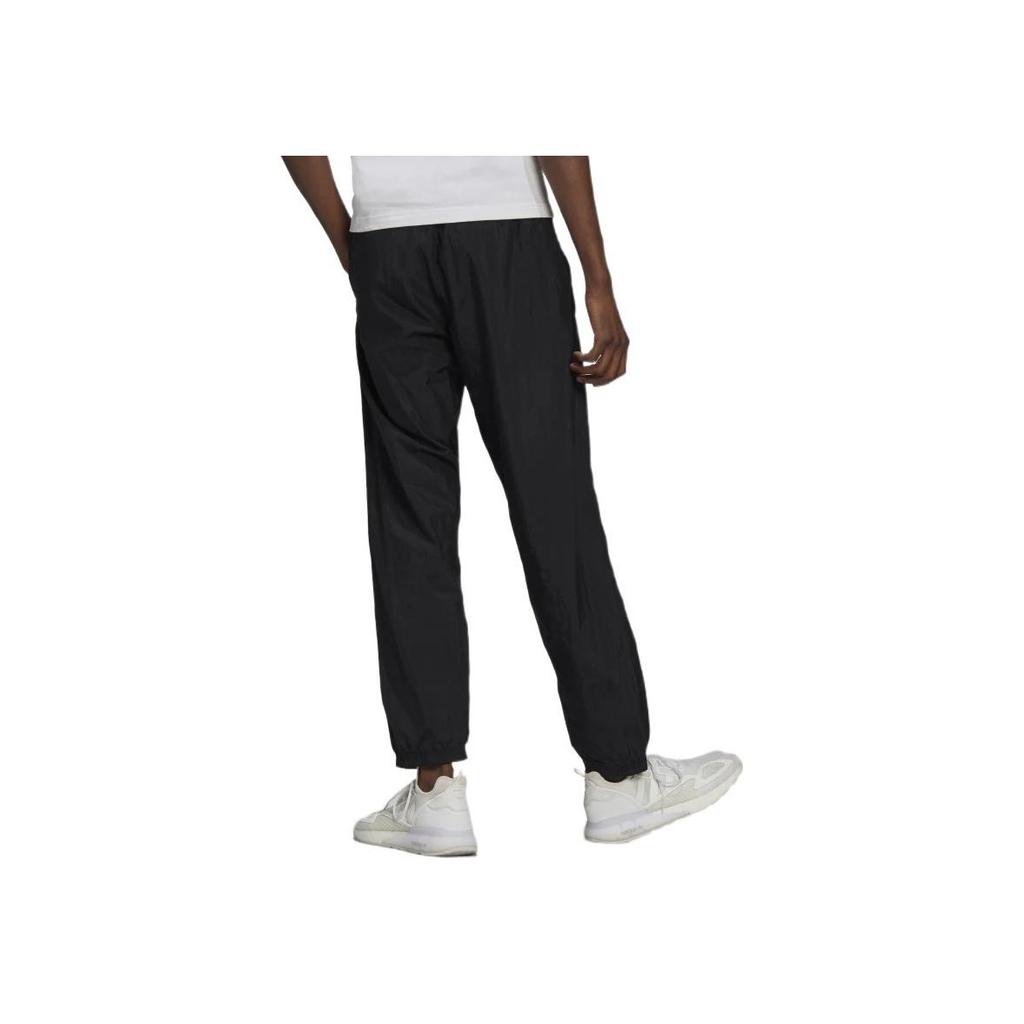 Adidas Originals Trefoil Solid Color Logo Embroidered Joggers Men Bottoms Black H37738