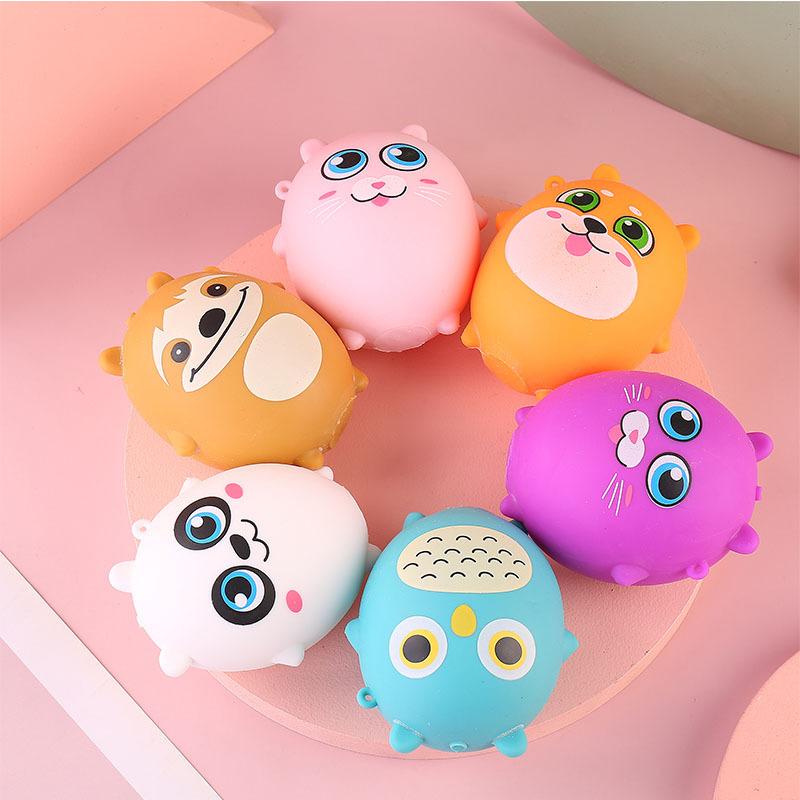 

Мягкая игрушка животное милый антистрессовый мяч вентиляционный шарик мучной шарик игрушки Abraact мягкий липкий сквиши антистрессовые игрушки забавный подарок J78