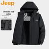 Jeep Winterjacke für Herren mit Kapuze und Wattierung