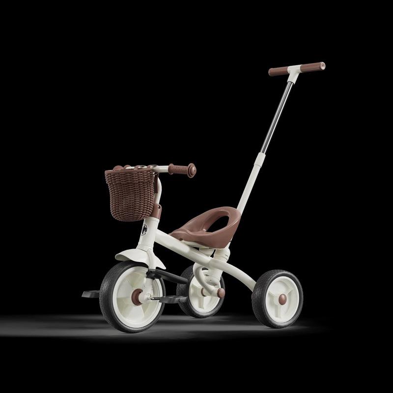 

2-in-1 Tricycle Stroller: Ride & Push for Kids 2-6 Years