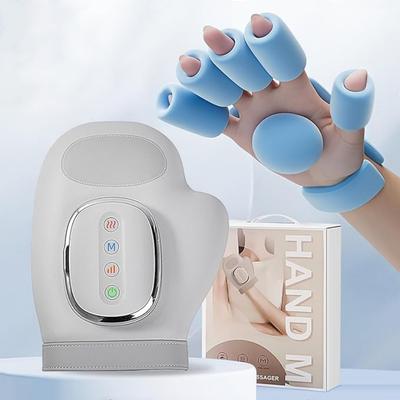 Electric Hand Massager With Heat And Airbag Compression Cordless Portable Glove Massager Unique Fingers Full Wrapped Relax Gift