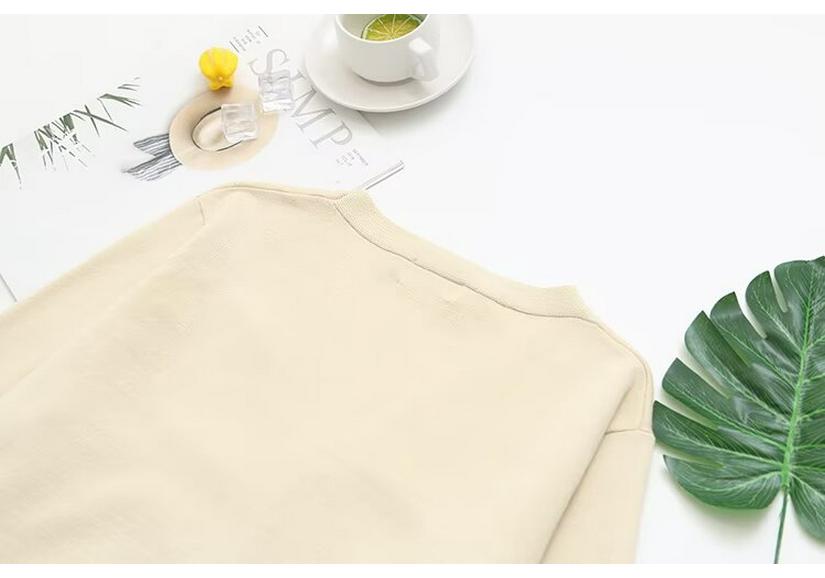 2024 Autumn Plus Size V-Neck Knit Cardigan Long Sleeve Versatile Sweater for Women