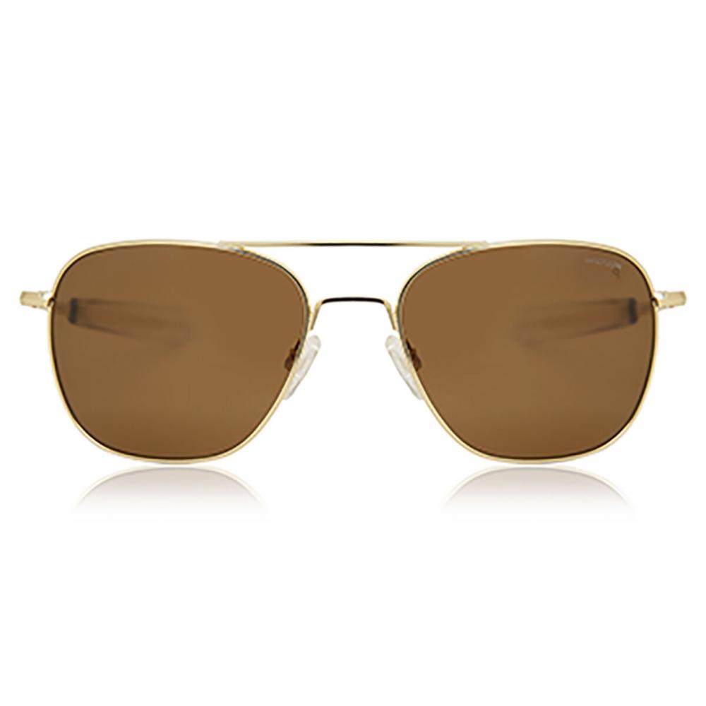 

Randolph Engineering Pilot Polarized Af107 Unisex Sunglasses Gold/58-00-00