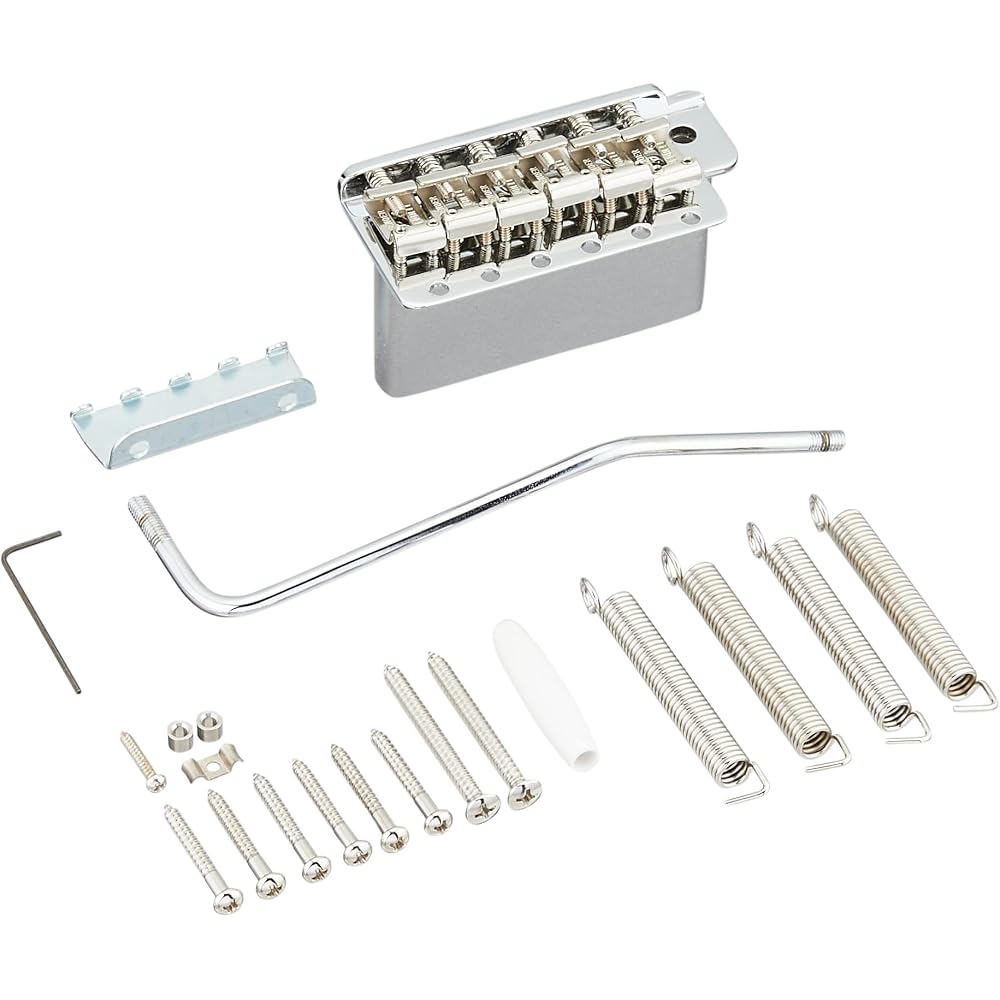 Fender 6-Saddle American Vintage Series Stratocaster Tremolo Assembly, Left Handed,Chrome