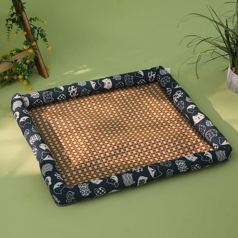 

Собачья будка Кошачий домик Летний спальный коврик Охлаждающая подстилка Гнездо Товары для питомцев Тедди Маленькие и средние собаки Собачья кровать Коврик Круглый год Нейтральный S-30 * 40cm suitable for 1.50kg Wealth cat