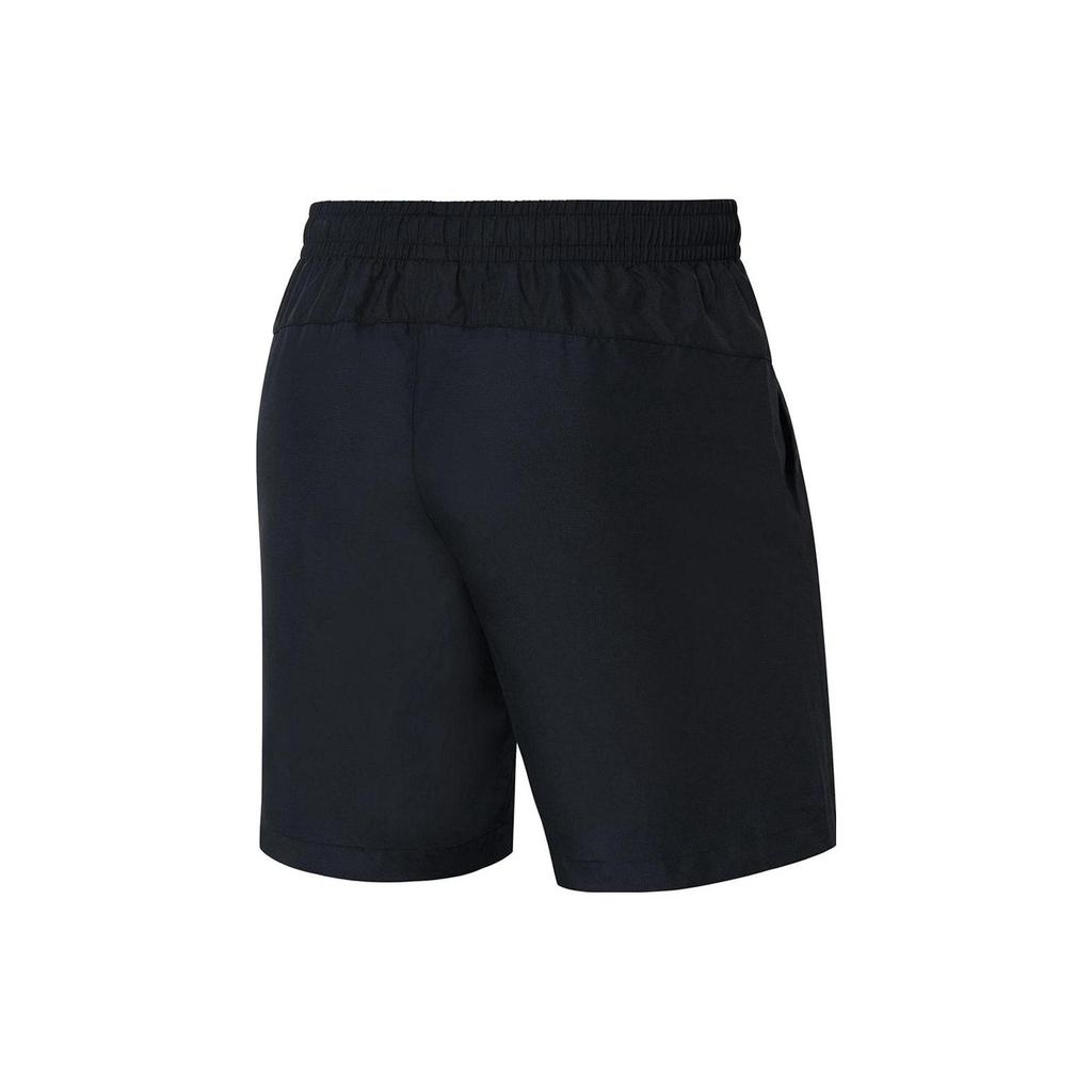 Li-Ning Plain Logo Straight Leg Sports Casual Shorts Men shorts Black AKST615-1