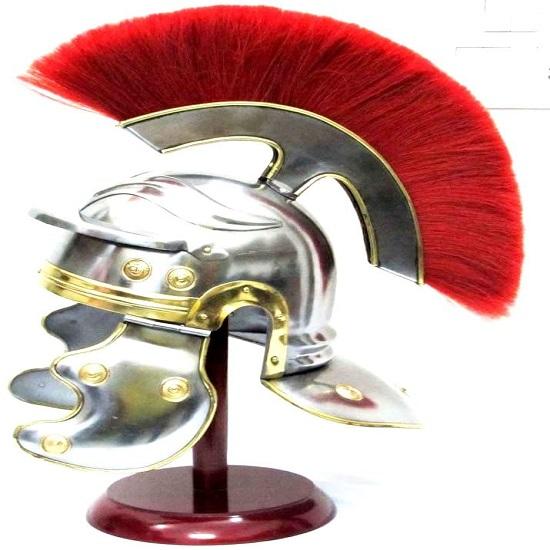Medieval Roman Helmet Centurion Gallic Helmet Spartan Greek Knight Armor Helmet Size 67 Cm