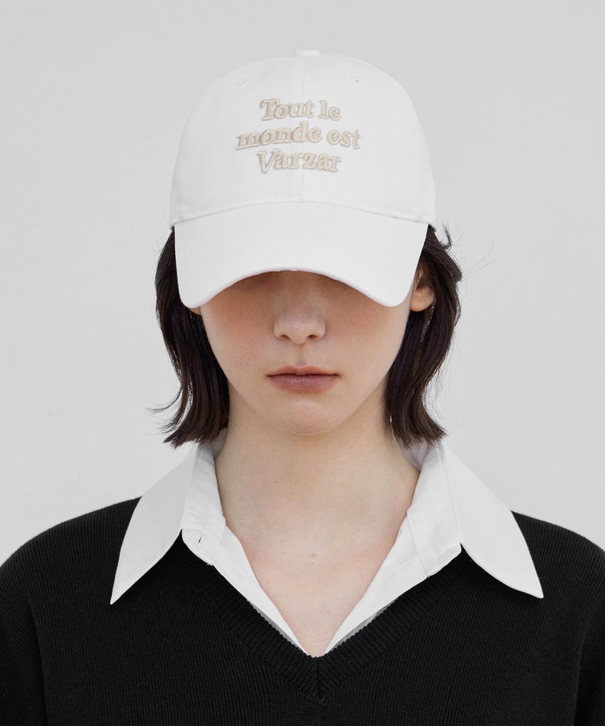 Bajal Tmv Lettering Ball Cap [Twill White]