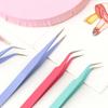 1pc Macaron Stainless Steel Tweezers for Sticker Scrapbooking