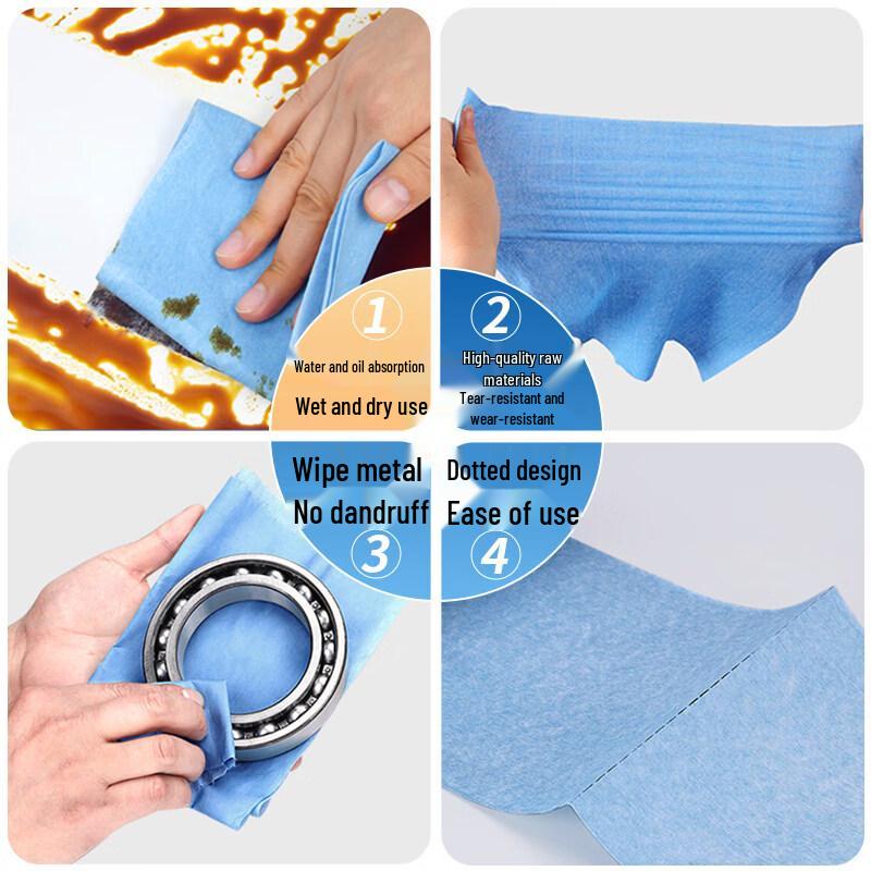 Thickened Industrial Dust-Free Wiping Paper Roll