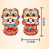 Lucky Horse Year Couplet 2026 Chinese New Year Decor Door Stickers  For Spring Festival Traditional