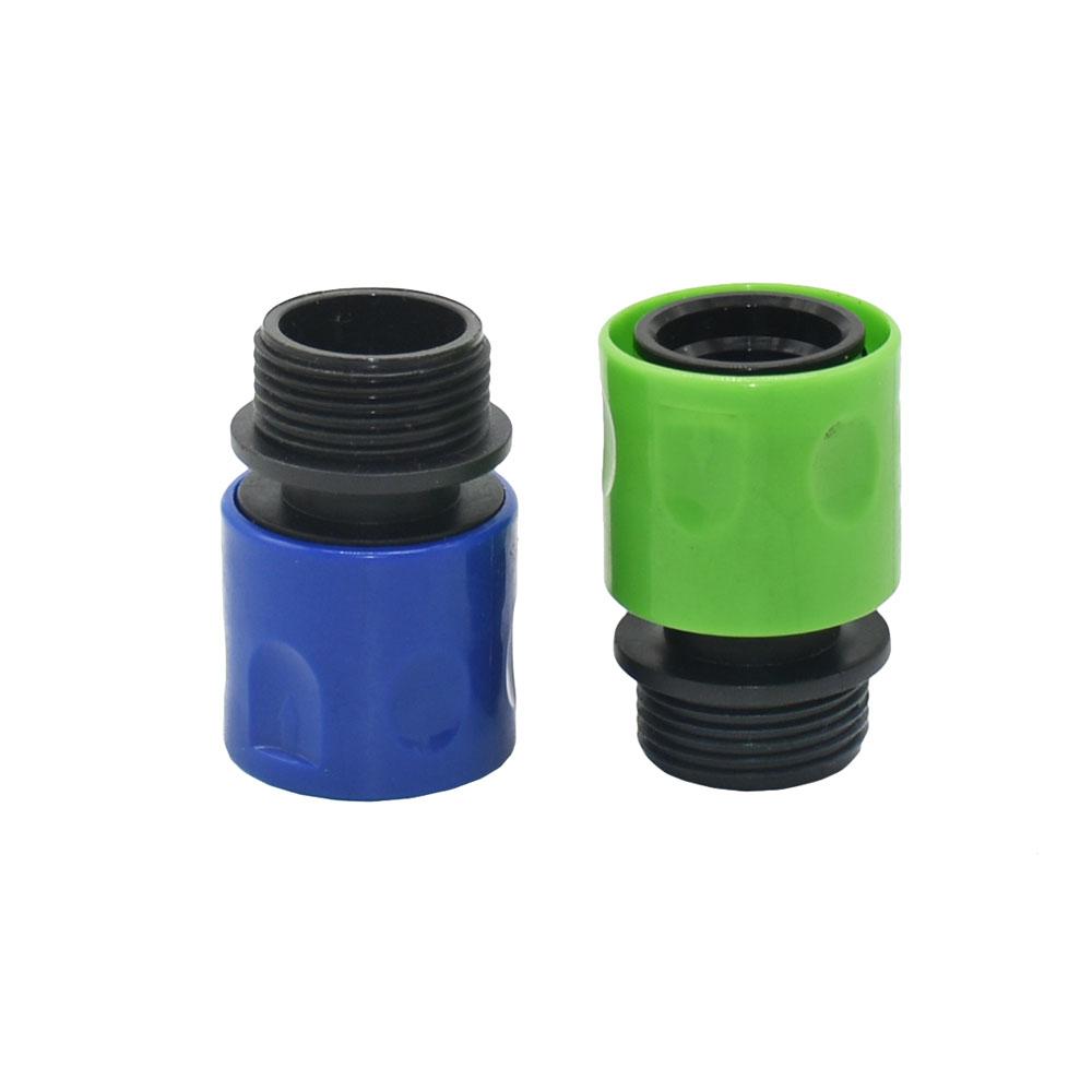 Garden 3/4 Inch Thread Quick Connector Male 3/4 Female Water Gun Connector Watering Hose Fitting 1Pcs