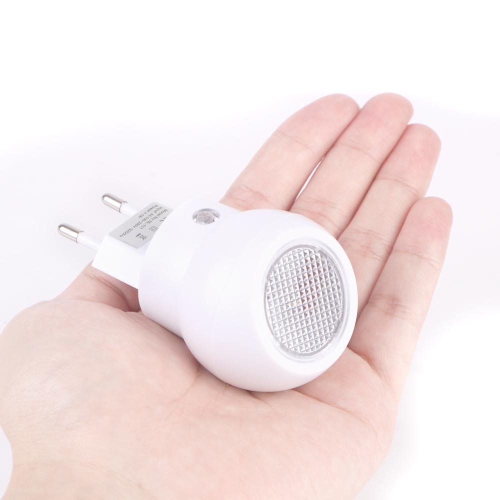 LED Bedroom Lamp EU Plug Novelty Lamp Atmosphere Night Light 360 Manual Rotation Light Sensor