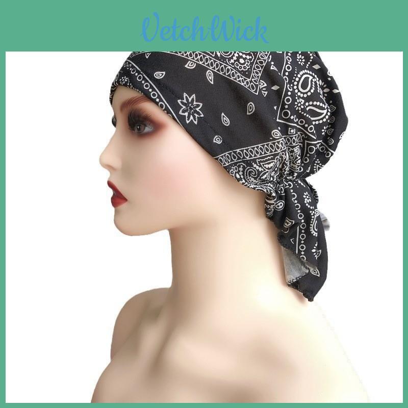 Short Damen Asian Ethnic Hat With Floral Cotton Material For All Seasons