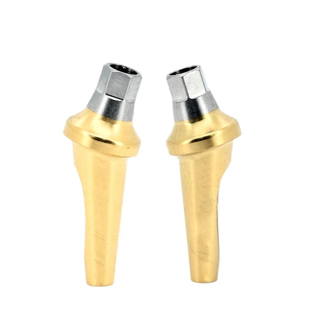 Kompatibler Titan-Basisaufbau für OSSTEM-Implantate: Abgewinkelte Einzelkronen-Restauration