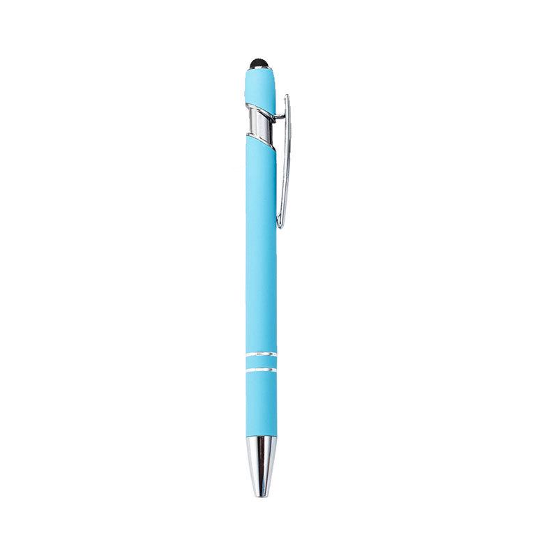 Custom Logo Colored Metal Gel Ballpoint Pen for Signing & Touchscreen Use