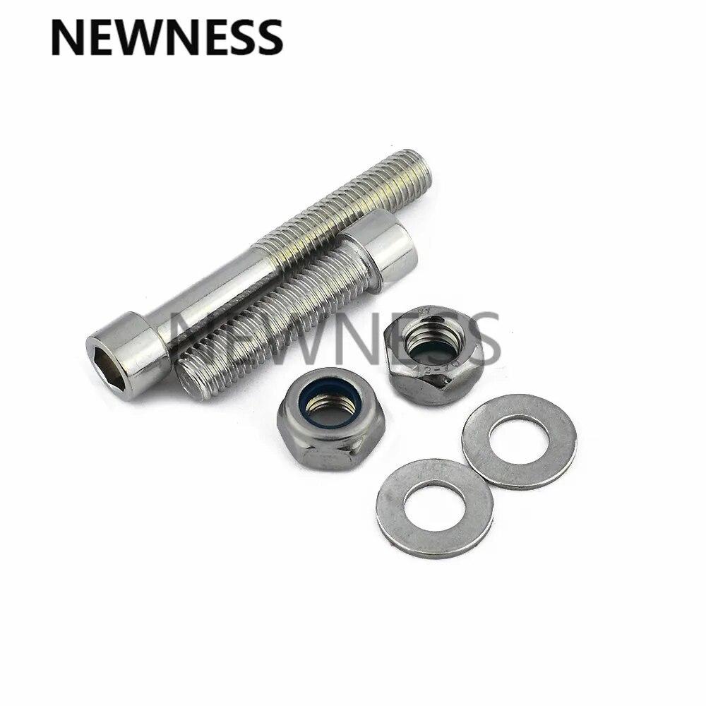 Motorcycle Aluminum Fairing Headlight Extension Block Black Fork Headlamp Relocation Bracket For Harley Dyna FXDL FXDF FXDB FXDW