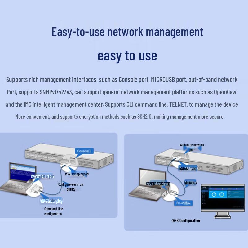 H3C S5120V3-28P-EI-H1 Enterprise Layer 3 Managed Gigabit Switch