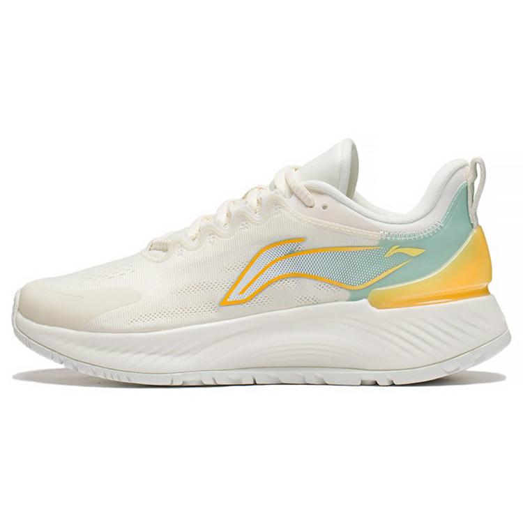 

Li Ning YueYing Element Breathable, Lightweight, And Abrasion Resistant Low top Running Shoes Women s Beige Yellow Blue ARHS008-1 37