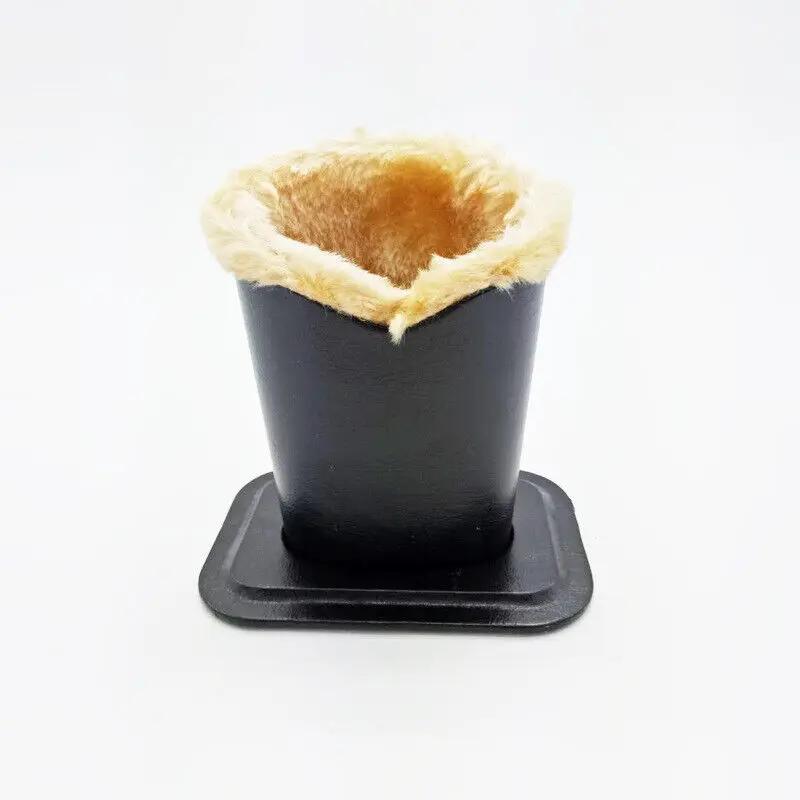 Soft Plush Lined Glasses Desk Holder Eyeglasses Sunglasses Stand Anti scratch Storage Case Make Up Brush Holder Pen Container