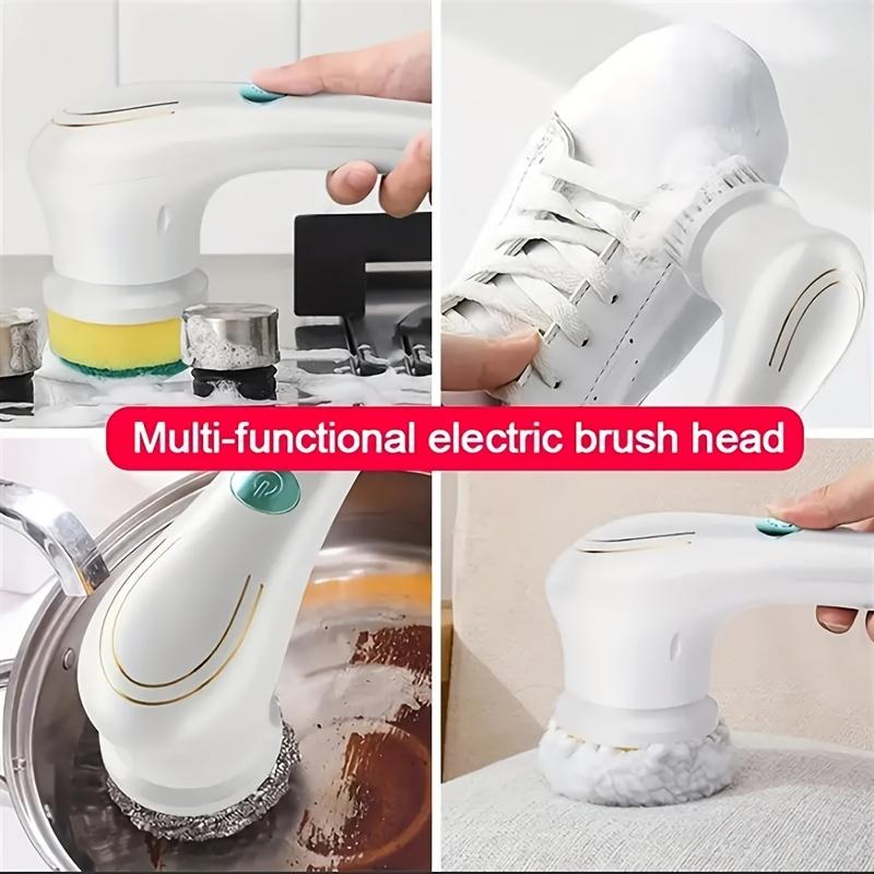 Five In One Multifunctional Electric Cleaning Brush for Bathroom Washing and Kitchen Cleaning Tools