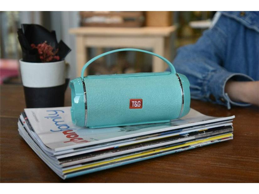 TG116C Portable Fabric Bluetooth Speaker with Subwoofer & Card Slot