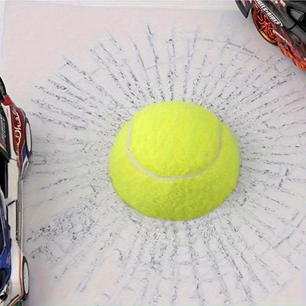 2pc 3D Elf Ball Car Window Stickers Funny and Creative Decorative Stickers Tennis Glass Modified Car Stickers Christmas Decorations