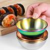 Sauce Dishes Dish Bowls Stainless Steel Dipping Seasoning Soy Plates Plate Bowl Cups Serving Appetizer Pinch Dessert Tray Metal