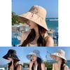 Summer Fashion Sun Hat For Women With Large Brim Breathable Polyester Sunshade Casual Outdoor Travel