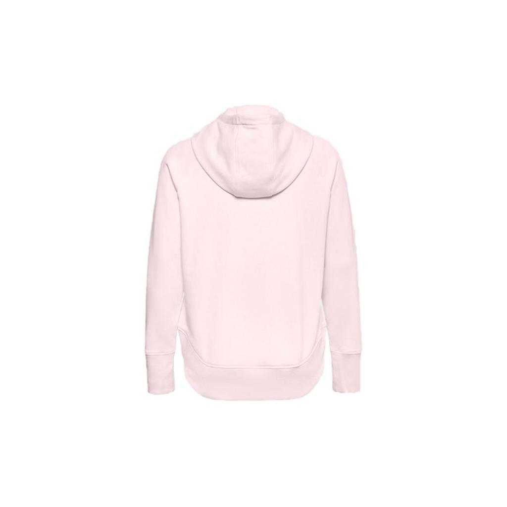 Under Armour Rival Metallic Fleece Hoodie Women Hoodies Ballet-Pink 1356323-658