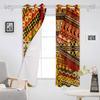 South African Traditional Ethnic Style Curtains Kitchen Decor Items Window Curtains for Living Room Bedroom Curtain Panel