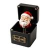 Interactive Xmas Magic Box 3D Printed Christmas Pop-Up with Spring Action, Elements/Angel/Star Snowman Holiday Party Favors Ornaments,