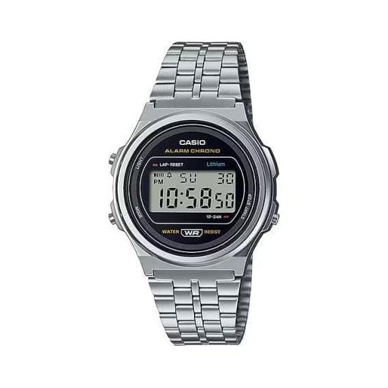 Used CASIO QUARTZ Men s SV Round Overseas Model New Unused