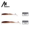 MEREDITH Crazy Shiner II Soft Lure 65 mm 80 mm Rybářská návnada Shad Silikonové návnady T-tail Wobblers Swimbait Umělá polévka leurre