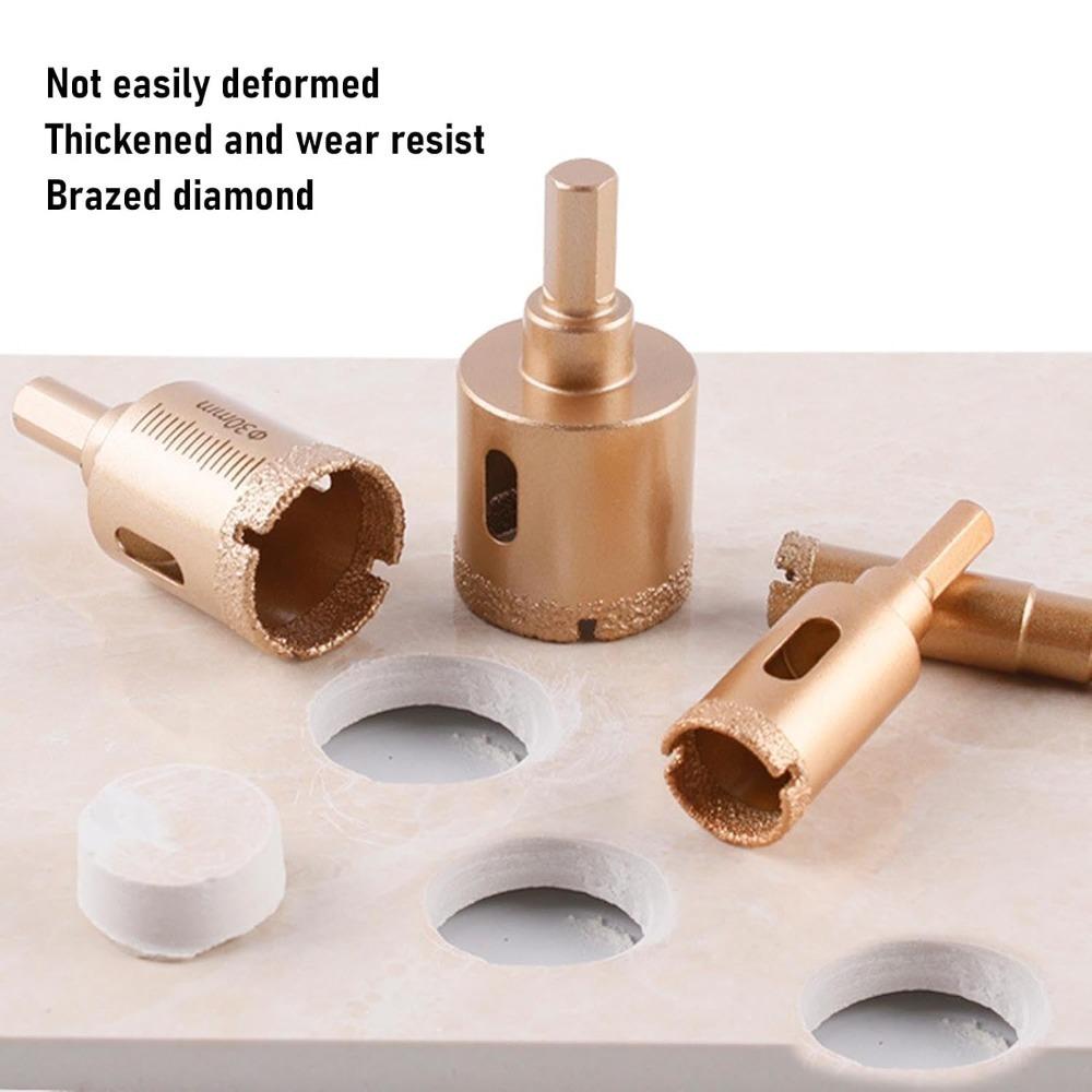 12pcs Multipurpose Tile Hole Opener Set Durable Drill Bits for Brick Diamond Hole Saw Kit  Marble