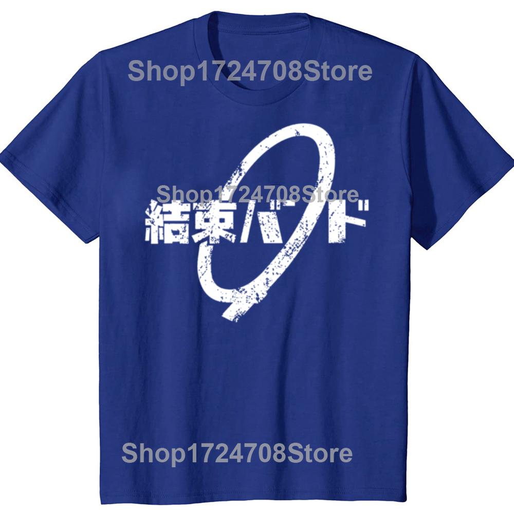 Kessoku Band Bocchi The Rock T-Shirt für Herren Niedlich Anime Lustig 100% Baumwolle T-Shirts Rundhals Kurzarm T-Shirts Druck Tops