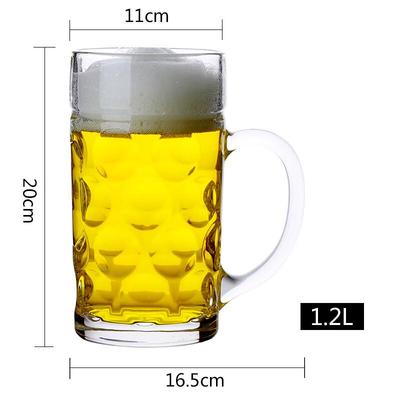 ספל בירה ומיץ Shangqi Glass עם ידית