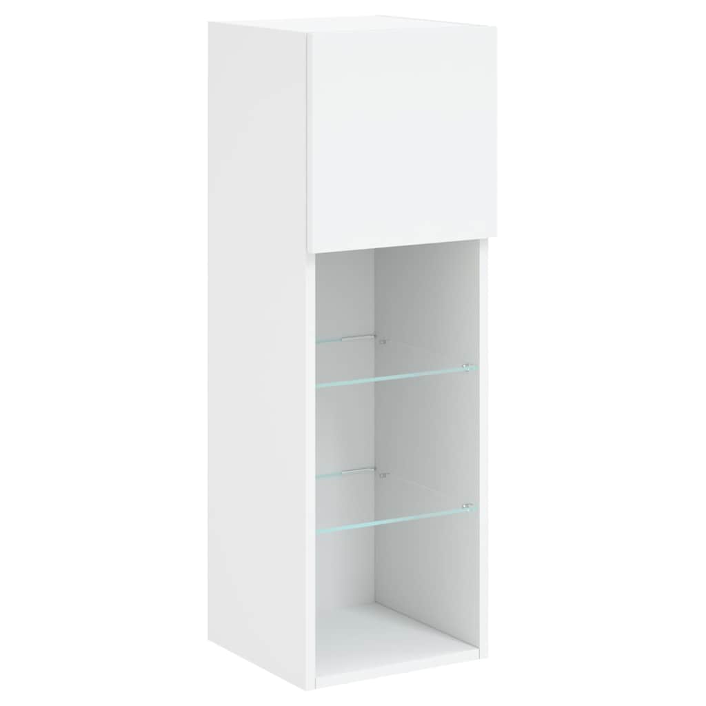 LED TV Stand In White 30.5 X 30 X 90 Cm