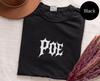 Edgar Allan Poe Shirt, Lässiges Buch-Gedicht T-Shirt, Gotisches Romantik-Poesie Tee, Vintage Dark Academia, Klassische Literatur, Geschenk für Buchliebhaber