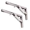 2 Pieces Folding Heavy Duty Shelf-Bracket Bench Table Folding Shelf or Bracket, Max. Load 550lbs
