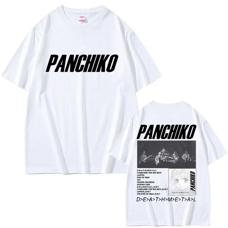 Rock Band Panchiko DEATHMETAL Album Grafikdruck T-Shirt Herren Damen Vintage Freizeit T-Shirts Männliche Oversized T-Shirts Gothic Streetwear