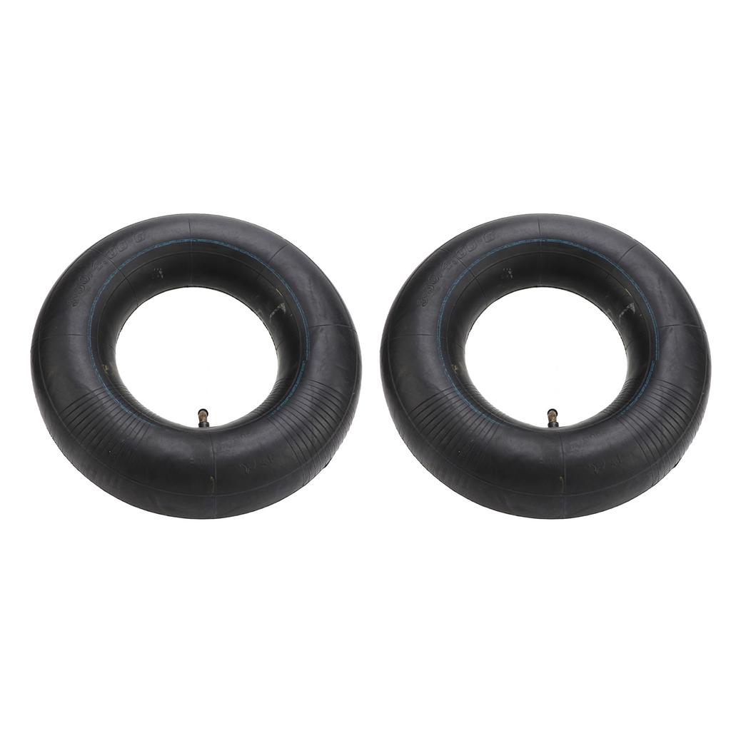 2PCS 3.50 4.00‑6 Tire with TR87 Bent Valve Stem Rubber for Wheelbarrows Go Kart ATV Snow Mowers Hand Trucks