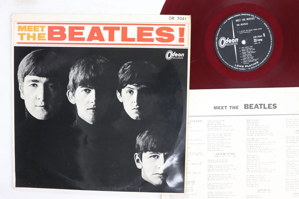 LP Record BEATLES  Meet The Beatles OR7041 ODEON 1964 Japan Rock Used